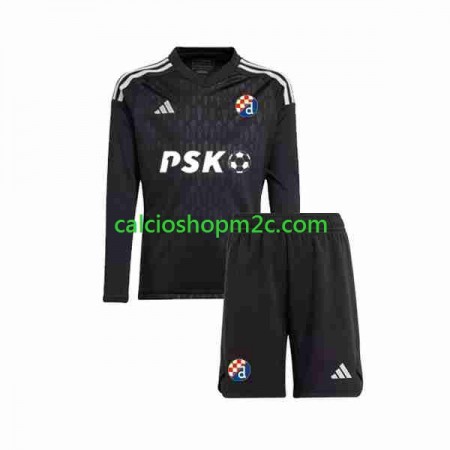 Dinamo Zagreb Portiere Bambino Maglia Trasferta 2023/2024 Manica Lunga (+ Pantaloncini)